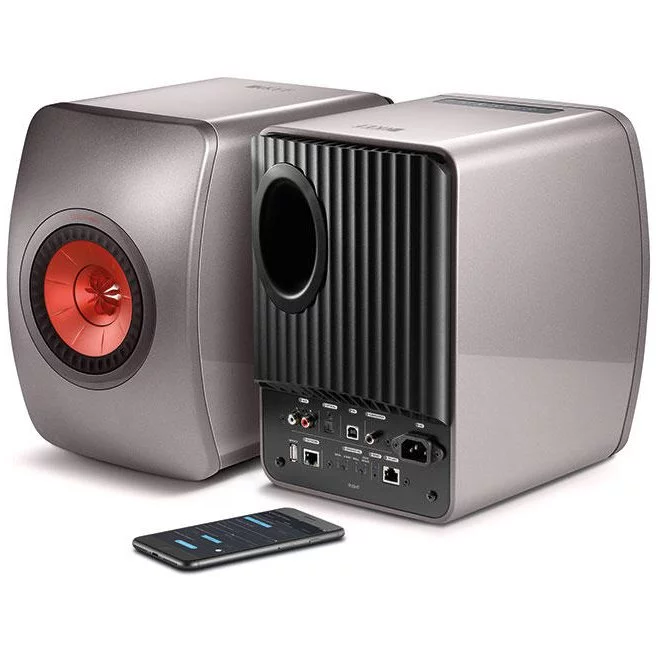 Активная HI-Fi акустика KEF LS50 Wireless Titanium Grey