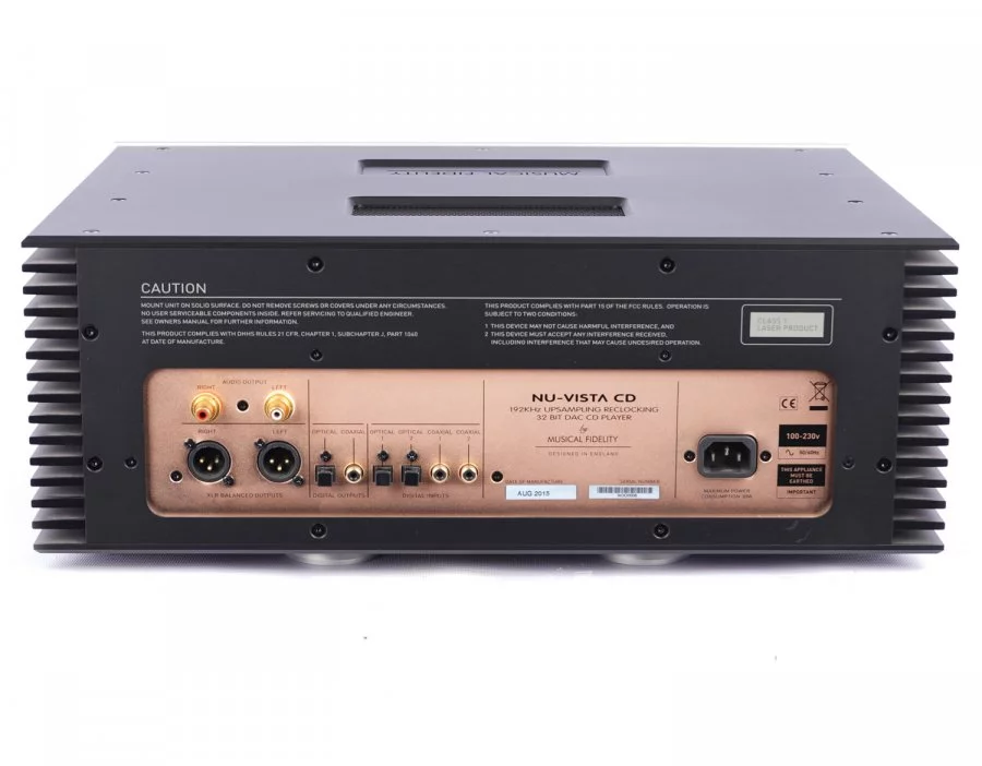 CD проигрыватель Musical Fidelity Nu-Vista CD black