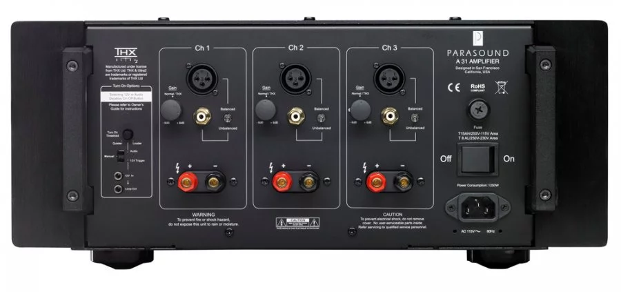 Усилитель мощности Parasound A31 black