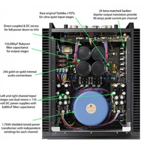 Усилитель мощности Parasound JC5 black