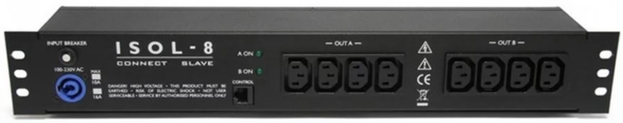 Сетевой фильтр ISOL-8 CONNECT SLAVE IEC 2X4 BLACK