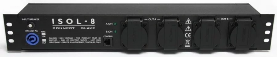 СЕТЕВОЙ ФИЛЬТР Isol-8 Connect Slave Schuko 2x2 black