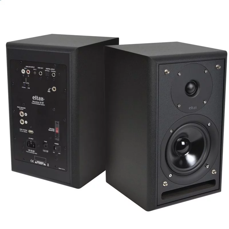 Активная HI-Fi акустика Eltax Monitor III BT Phono Active Black