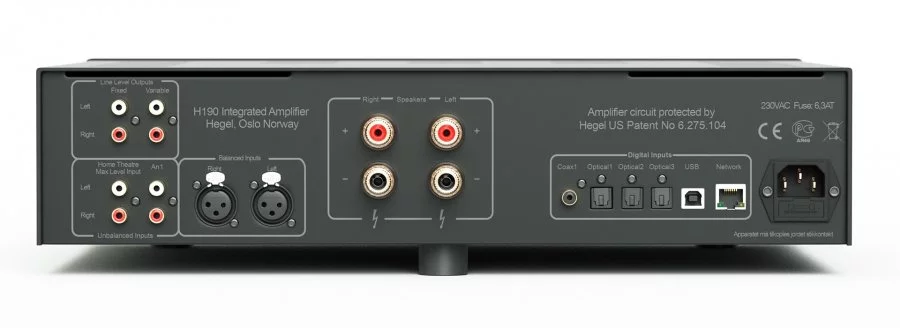 Интегральный усилитель Hegel H190 Black