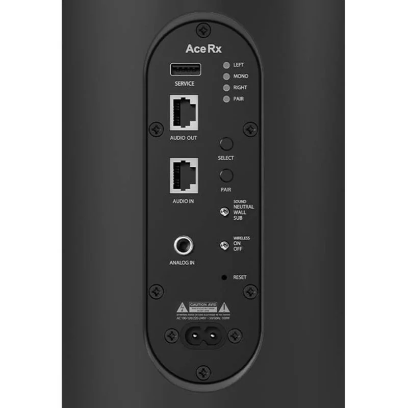 Напольная акустика Piega Ace 50 wireless RX Black Anodised Aluminium