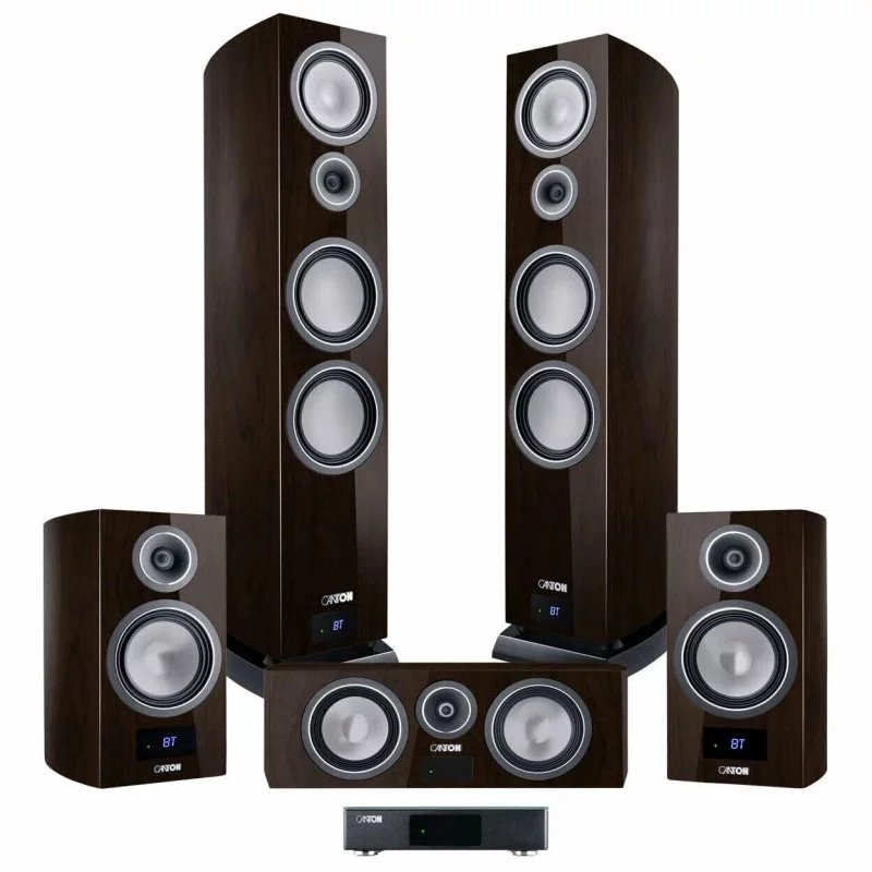 Комплект акустики Canton 5.0 Smart Cinema Vento Walnut Dark High Gloss