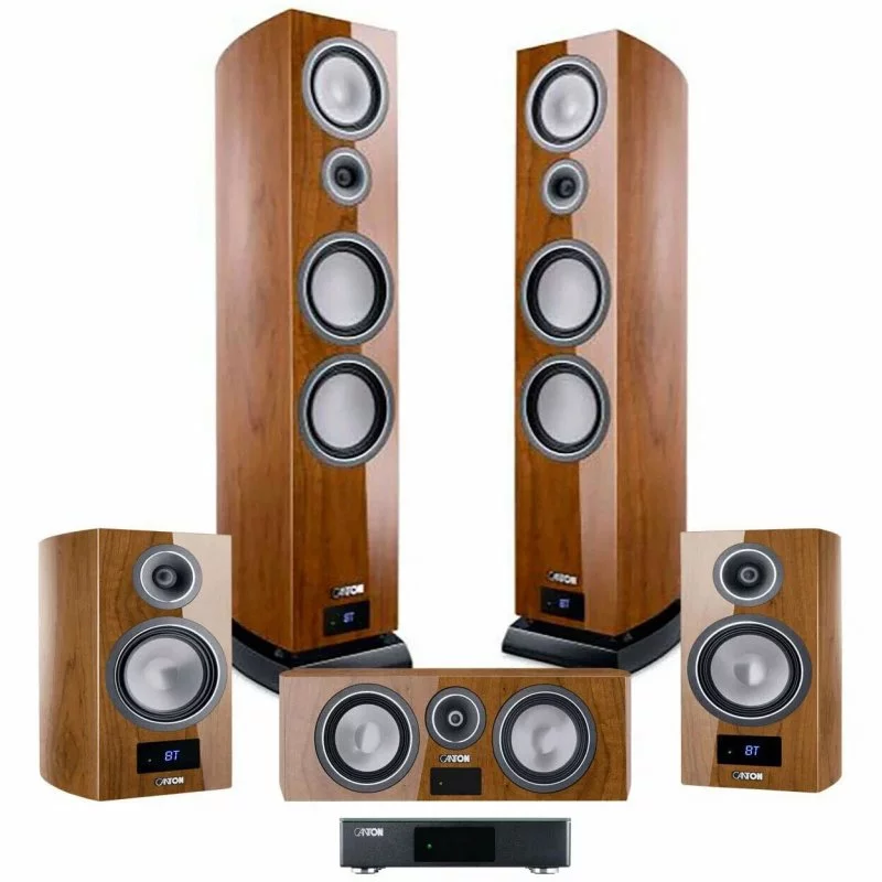 Комплект акустики Canton 5.0 Smart Cinema Vento Walnut High Gloss